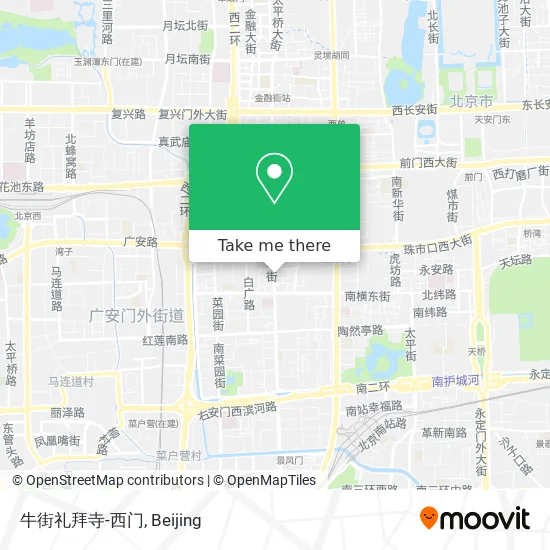 牛街礼拜寺-西门 map