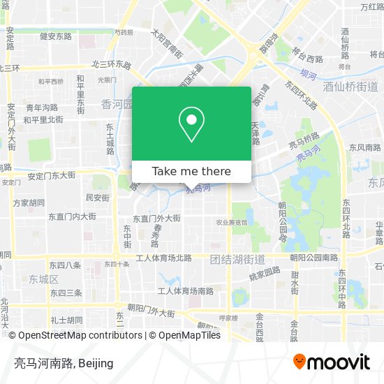 亮马河南路 map