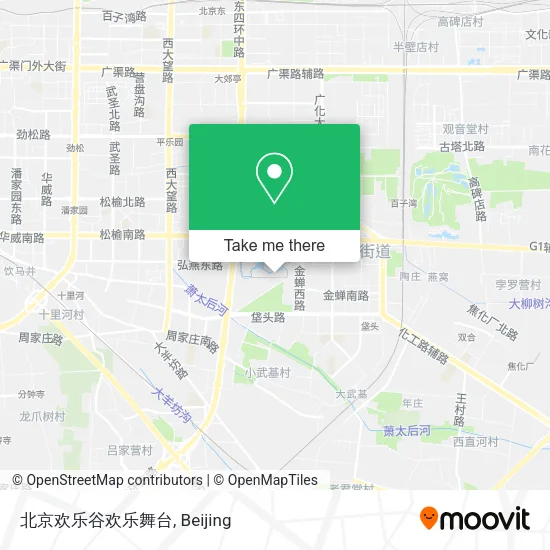 北京欢乐谷欢乐舞台 map