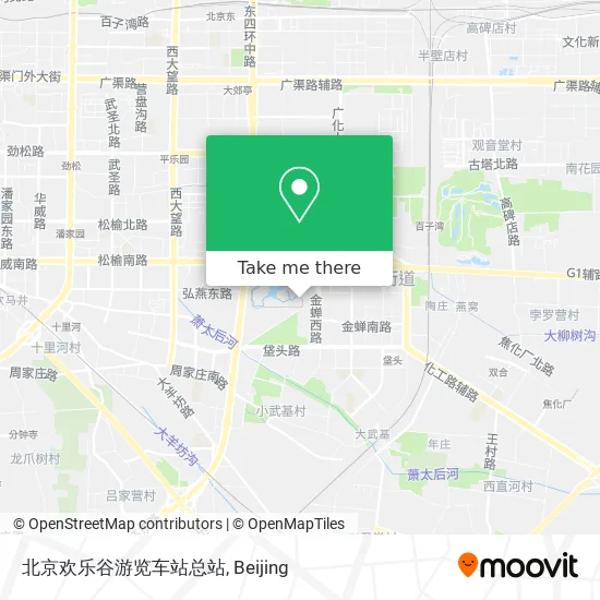 北京欢乐谷游览车站总站 map