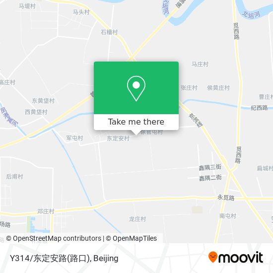 Y314/东定安路(路口) map