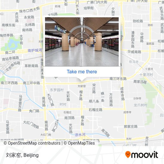 刘家窑 map