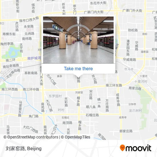 刘家窑路 map
