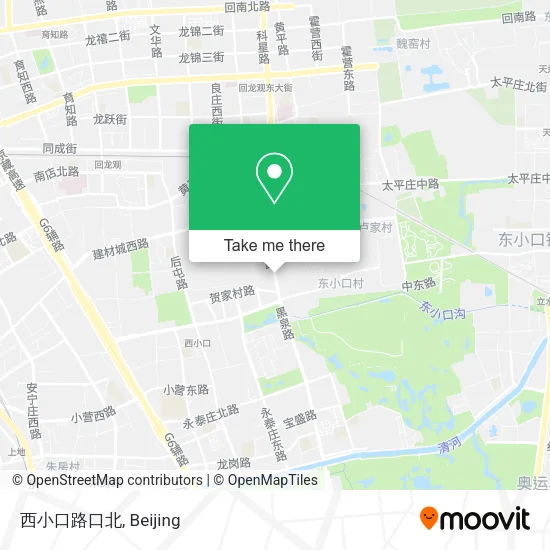 西小口路口北 map