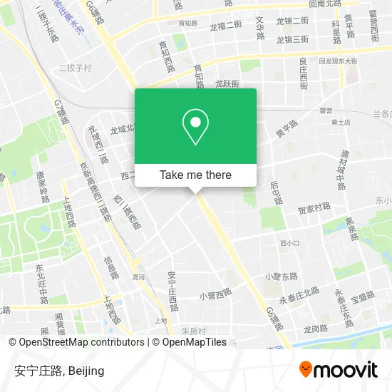 安宁庄路 map