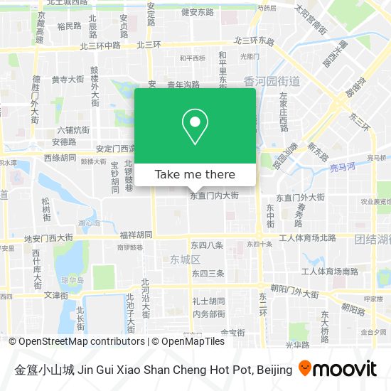 金簋小山城 Jin Gui Xiao Shan Cheng Hot Pot map