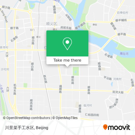 川景菜手工水区 map