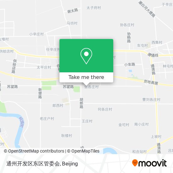 通州开发区东区管委会 map