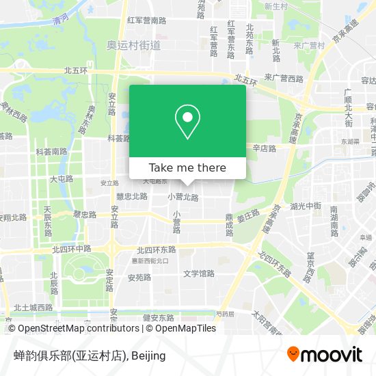 蝉韵俱乐部(亚运村店) map