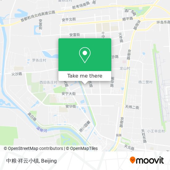 中粮·祥云小镇 map