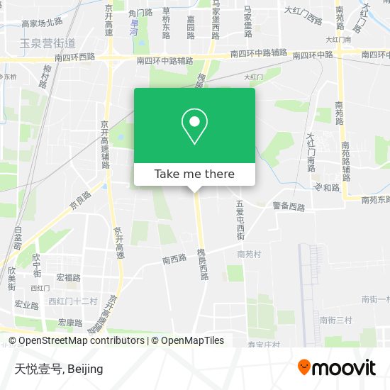 天悦壹号 map