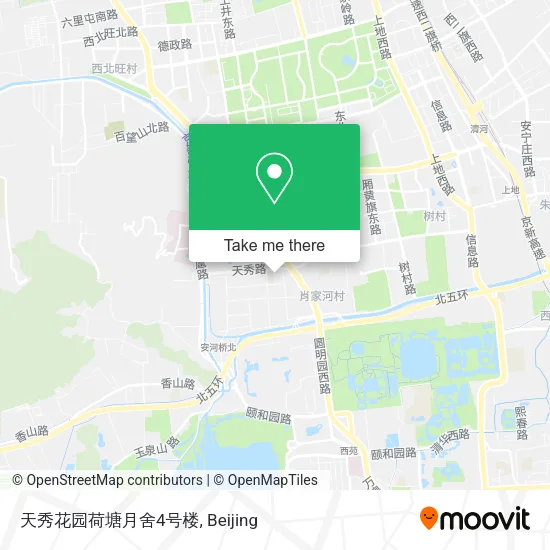 天秀花园荷塘月舍4号楼 map