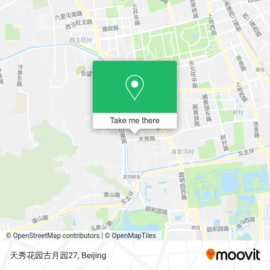 天秀花园古月园27 map