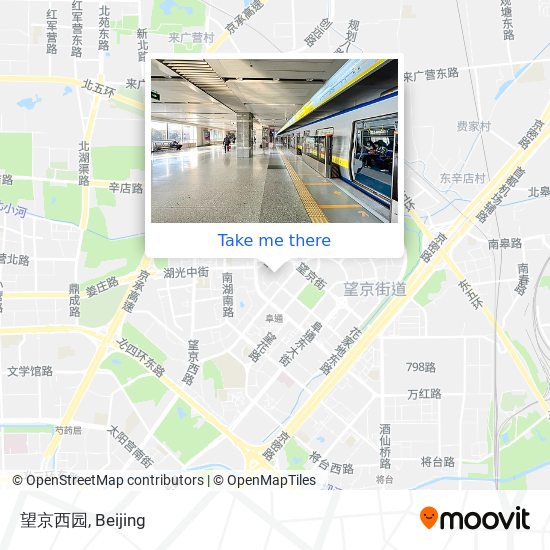 望京西园 map