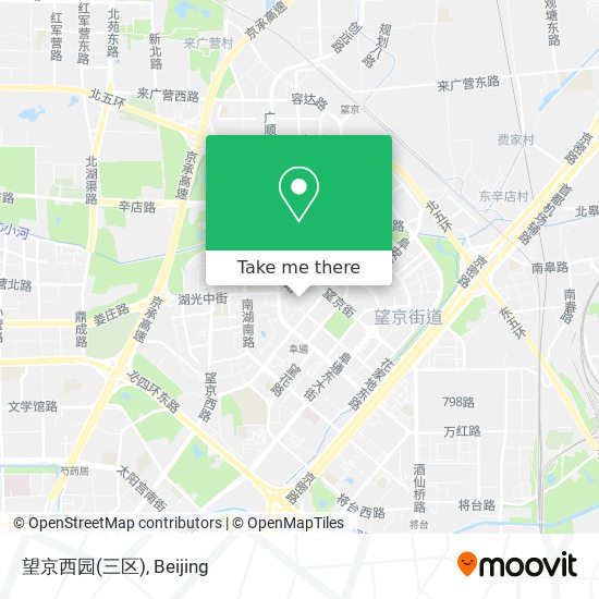 望京西园(三区) map