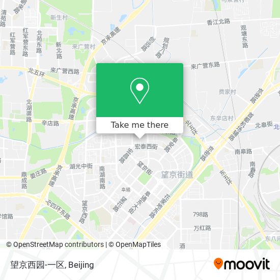 望京西园-一区 map