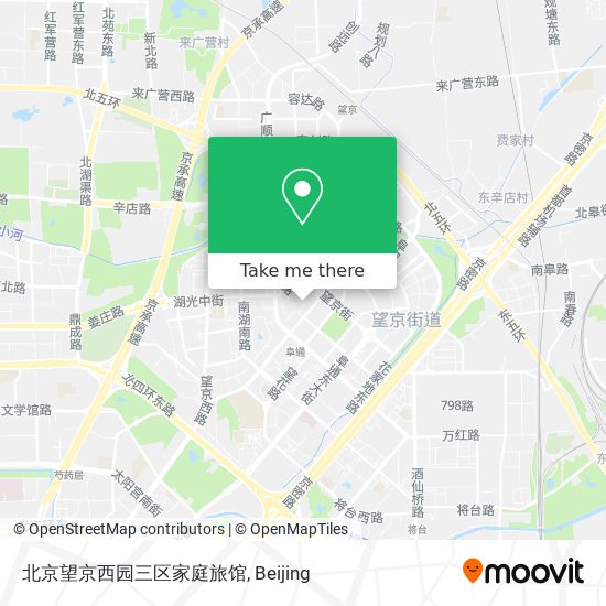 北京望京西园三区家庭旅馆 map