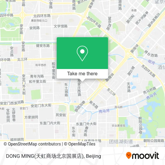 DONG MING(天虹商场北京国展店) map