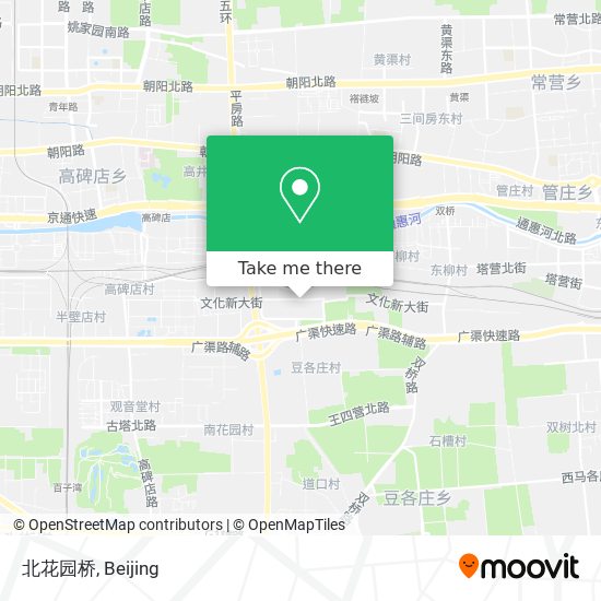 北花园桥 map