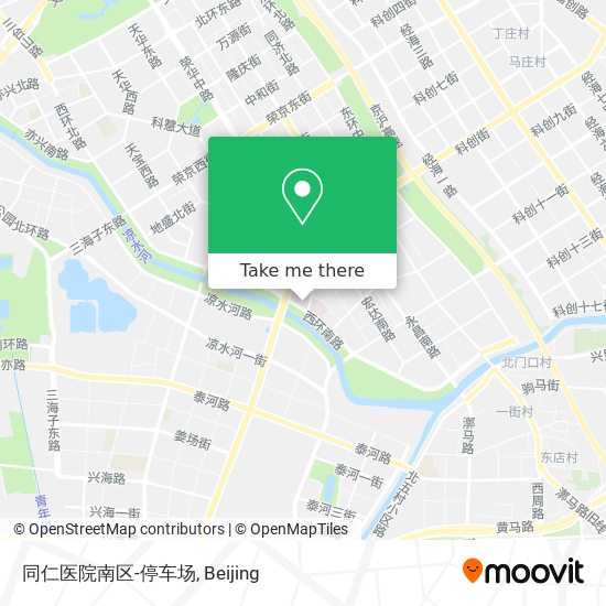 同仁医院南区-停车场 map