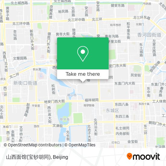 山西面馆(宝钞胡同) map