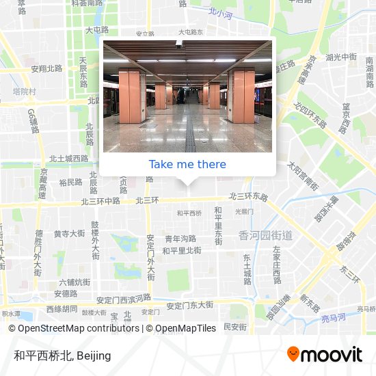 和平西桥北 map