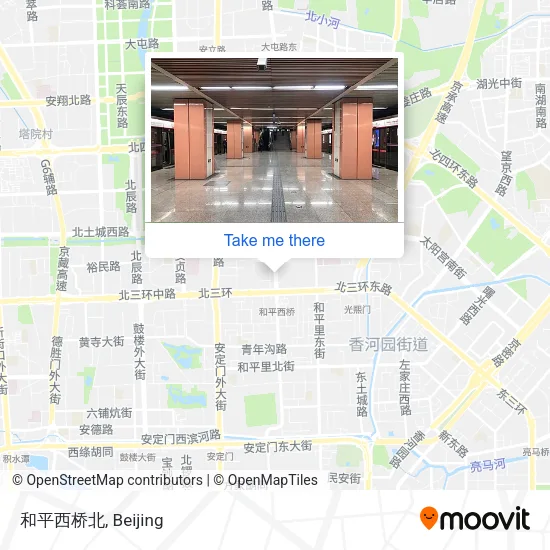 和平西桥北 map