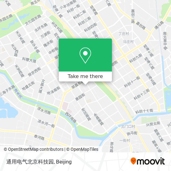 通用电气北京科技园 map