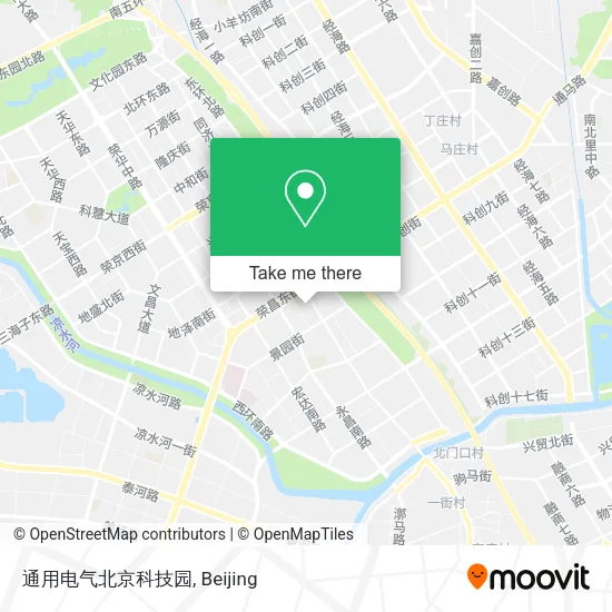 通用电气北京科技园 map