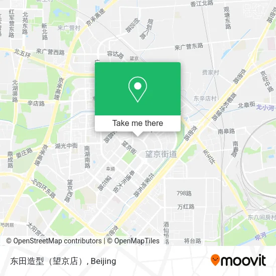 东田造型（望京店） map