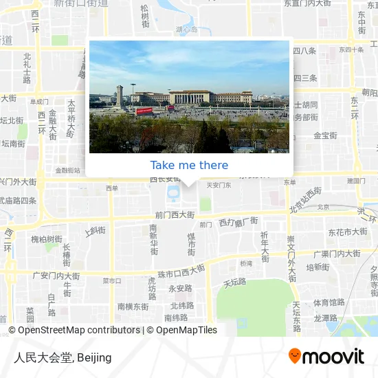 人民大会堂 map