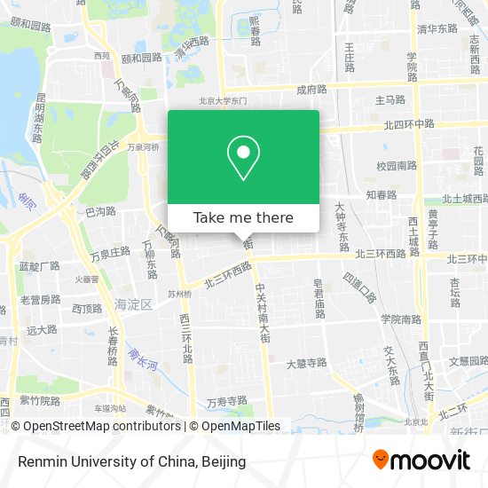 Renmin University of China map