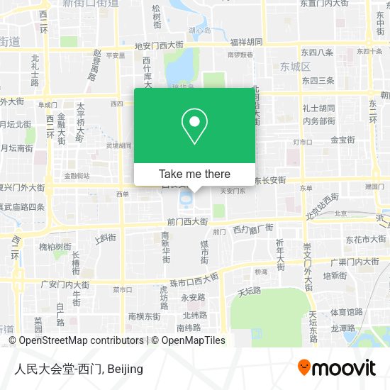 人民大会堂-西门 map