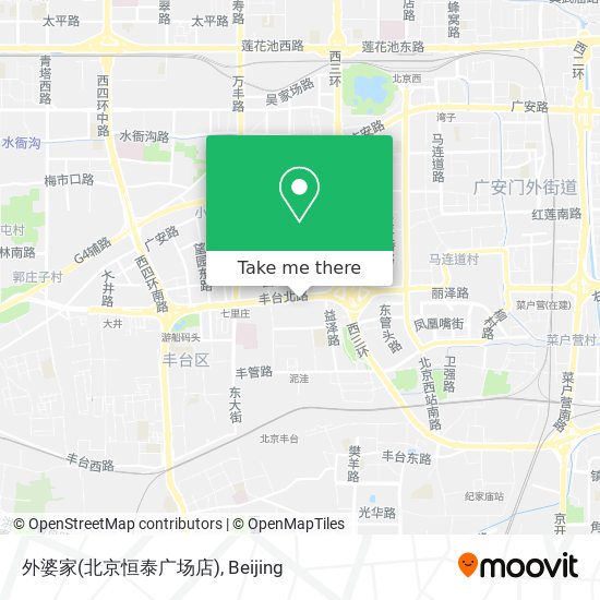 外婆家(北京恒泰广场店) map