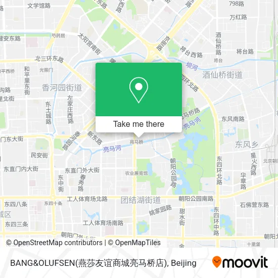 BANG&OLUFSEN(燕莎友谊商城亮马桥店) map