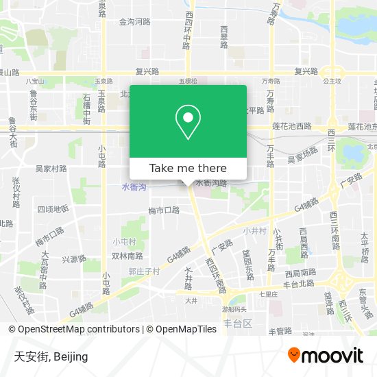 天安街 map