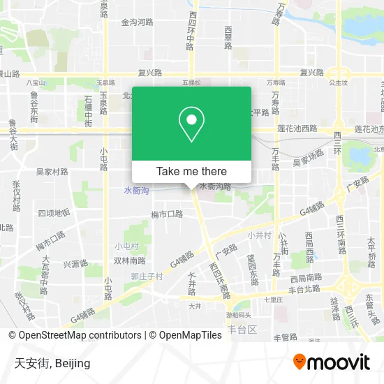 天安街 map