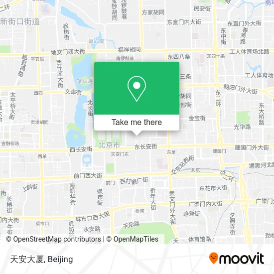 天安大厦 map