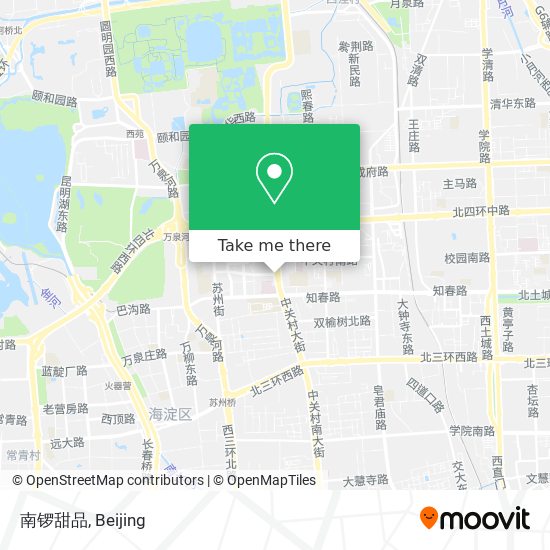 南锣甜品 map