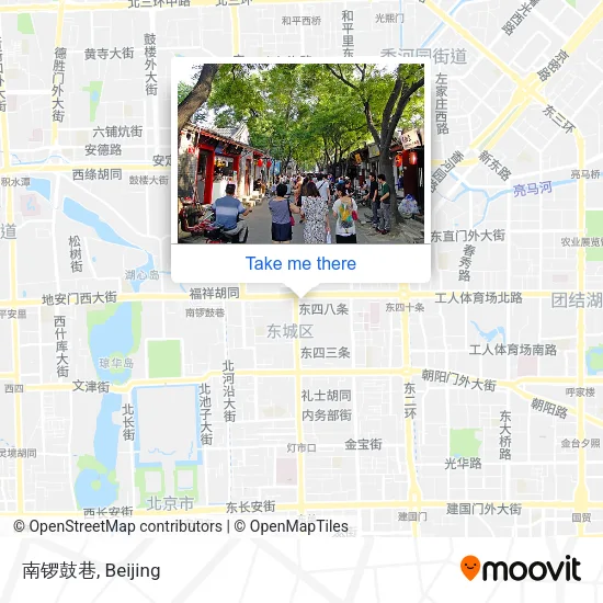 南锣鼓巷 map