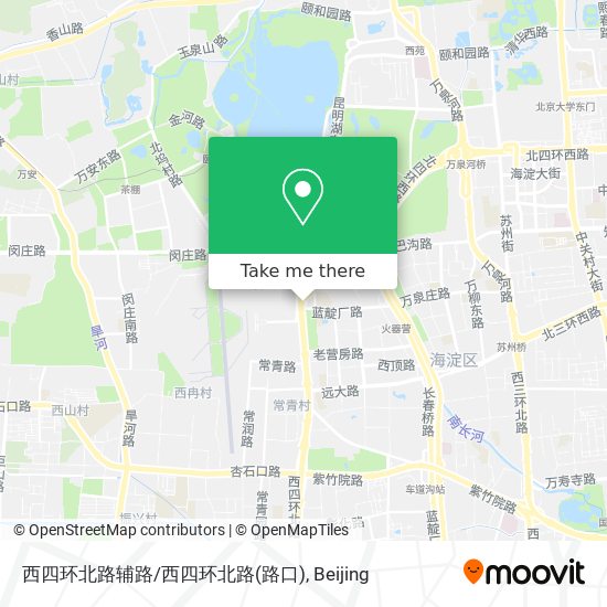 西四环北路辅路/西四环北路(路口) map