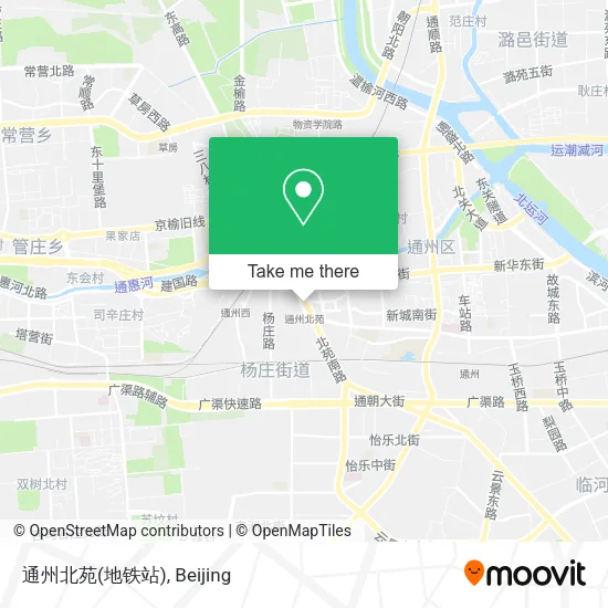 通州北苑(地铁站) map