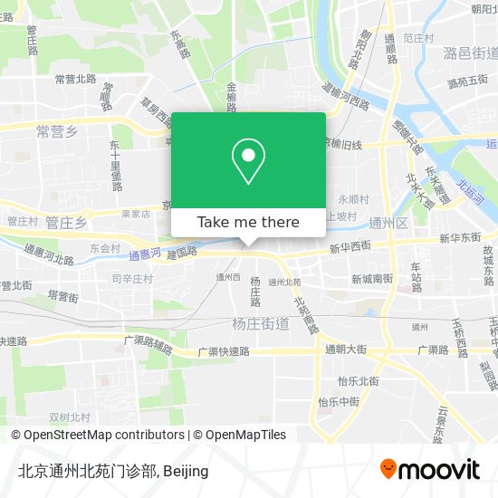 北京通州北苑门诊部 map