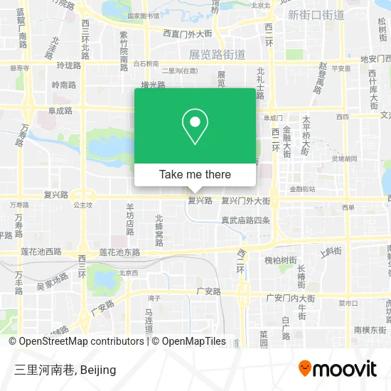三里河南巷 map