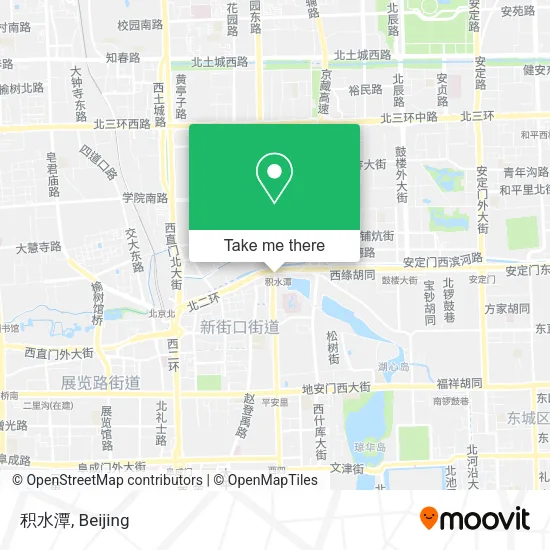 积水潭 map