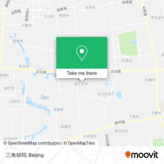 三角胡同 map