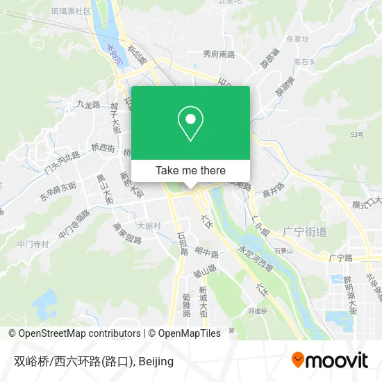 双峪桥/西六环路(路口) map