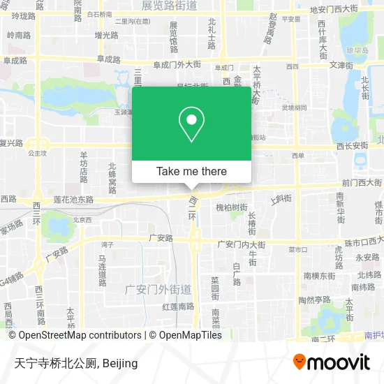 天宁寺桥北公厕 map