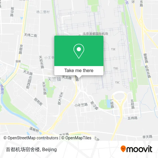 首都机场宿舍楼 map