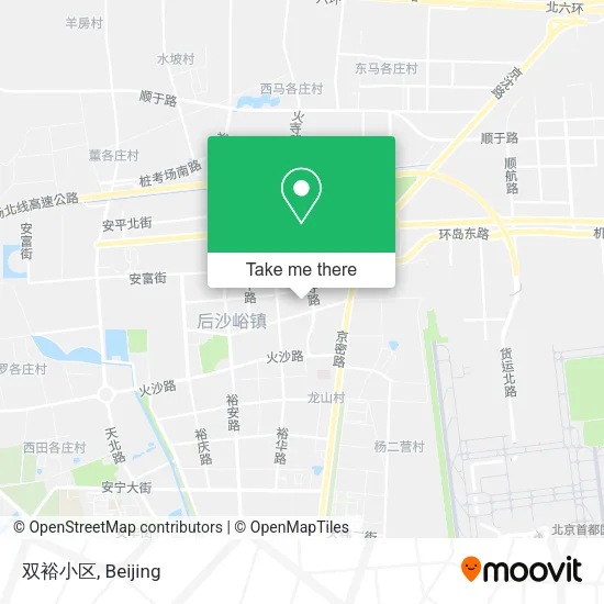 双裕小区 map